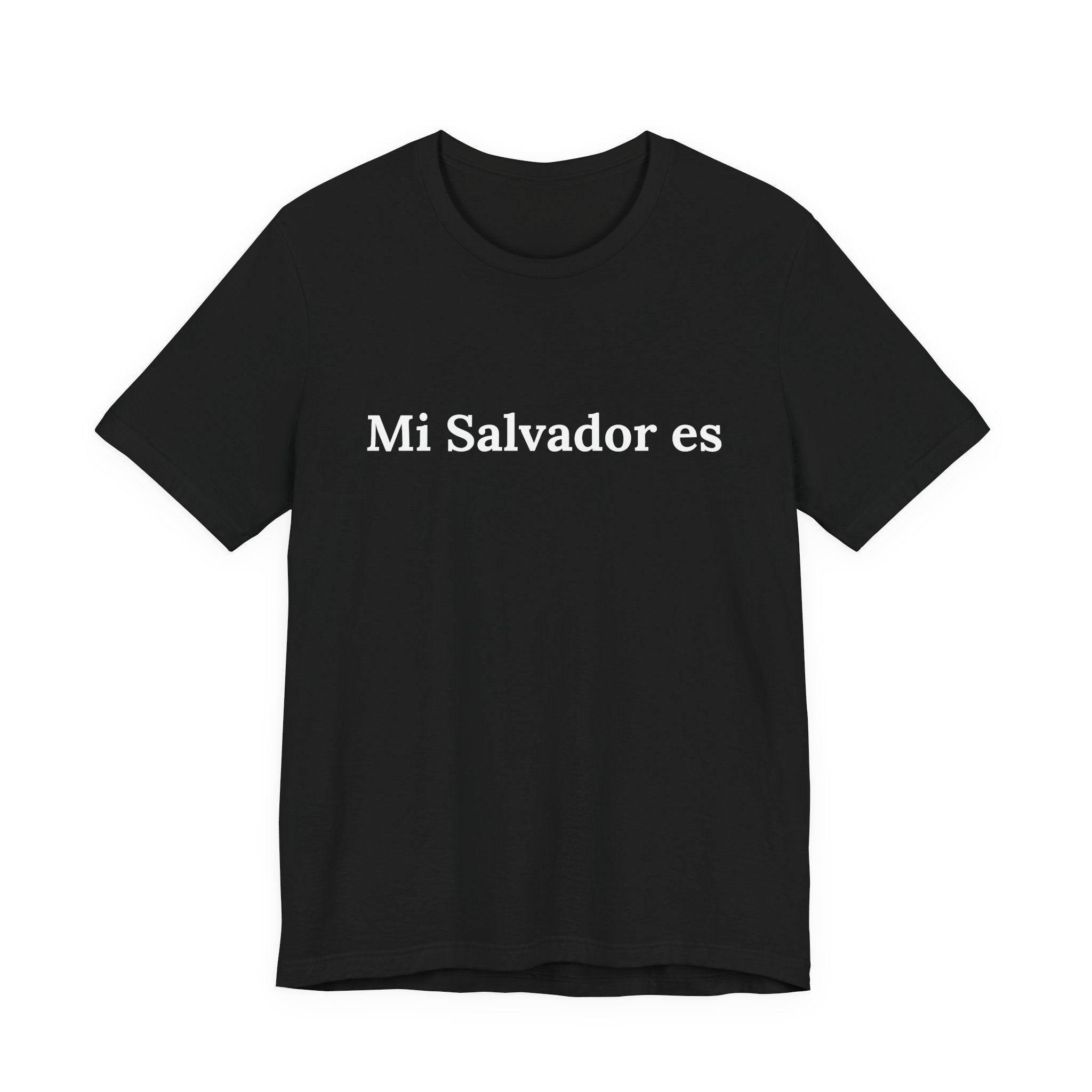 Mi Salvador Es... | Camiseta Cristiana Minimalista