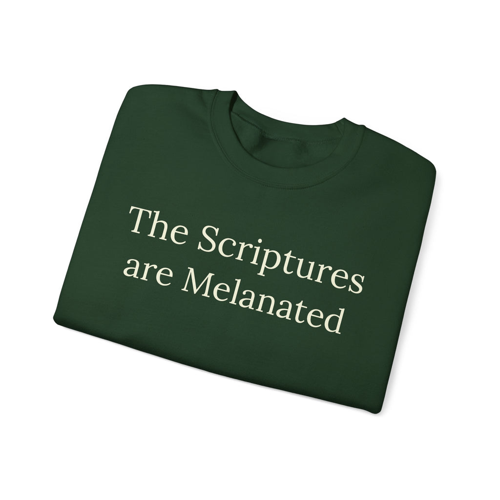 "The Scriptures Are Melanated" Christian Pullover