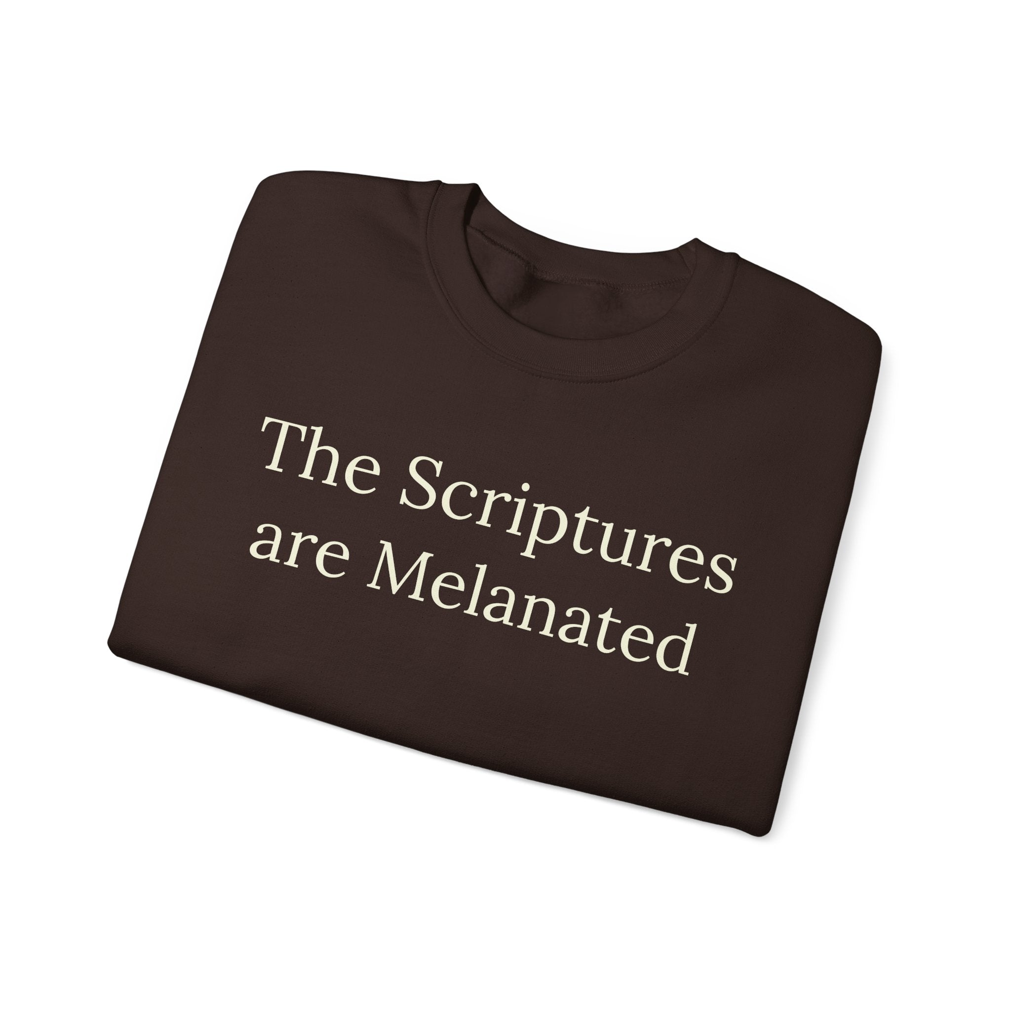 "The Scriptures Are Melanated" Christian Pullover
