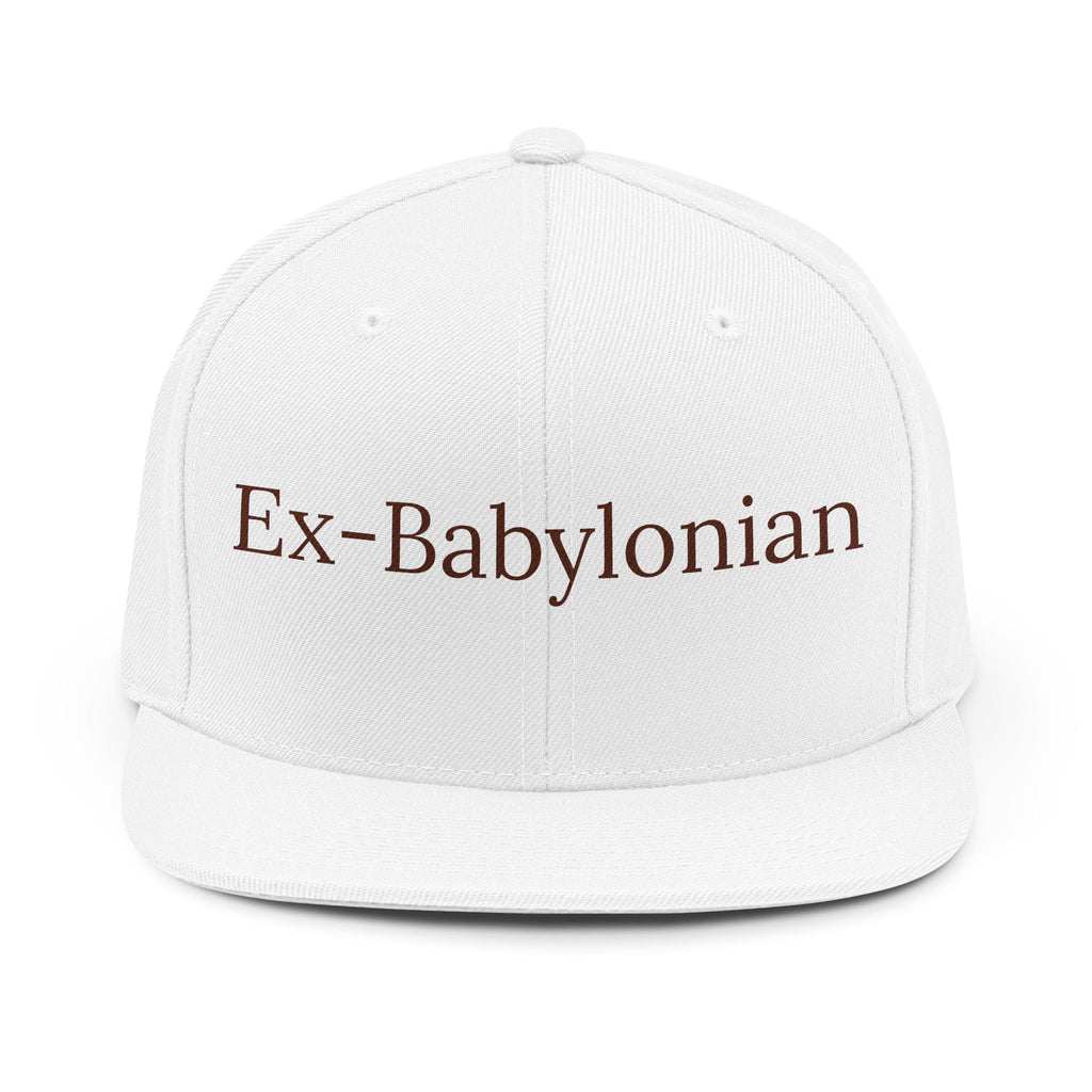 Casquette de baseball brodée de style vintage « Ex-Babylonian Snapback »