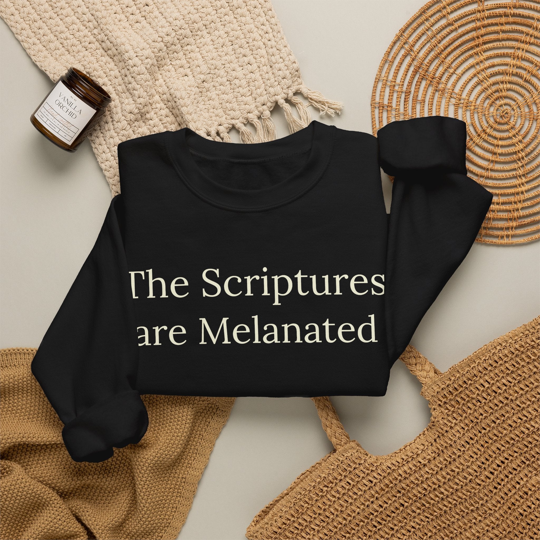 "The Scriptures Are Melanated" Christian Pullover