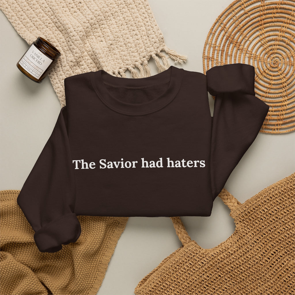 Christian Crewneck Sweatshirt "My Savior is Brown" –  Pullover