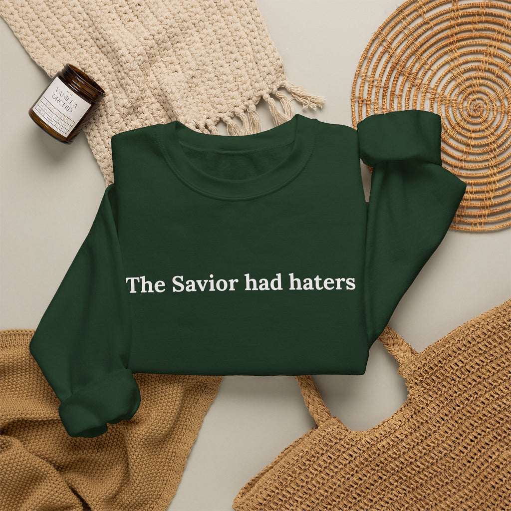 Christian Crewneck Sweatshirt "My Savior is Brown" –  Pullover