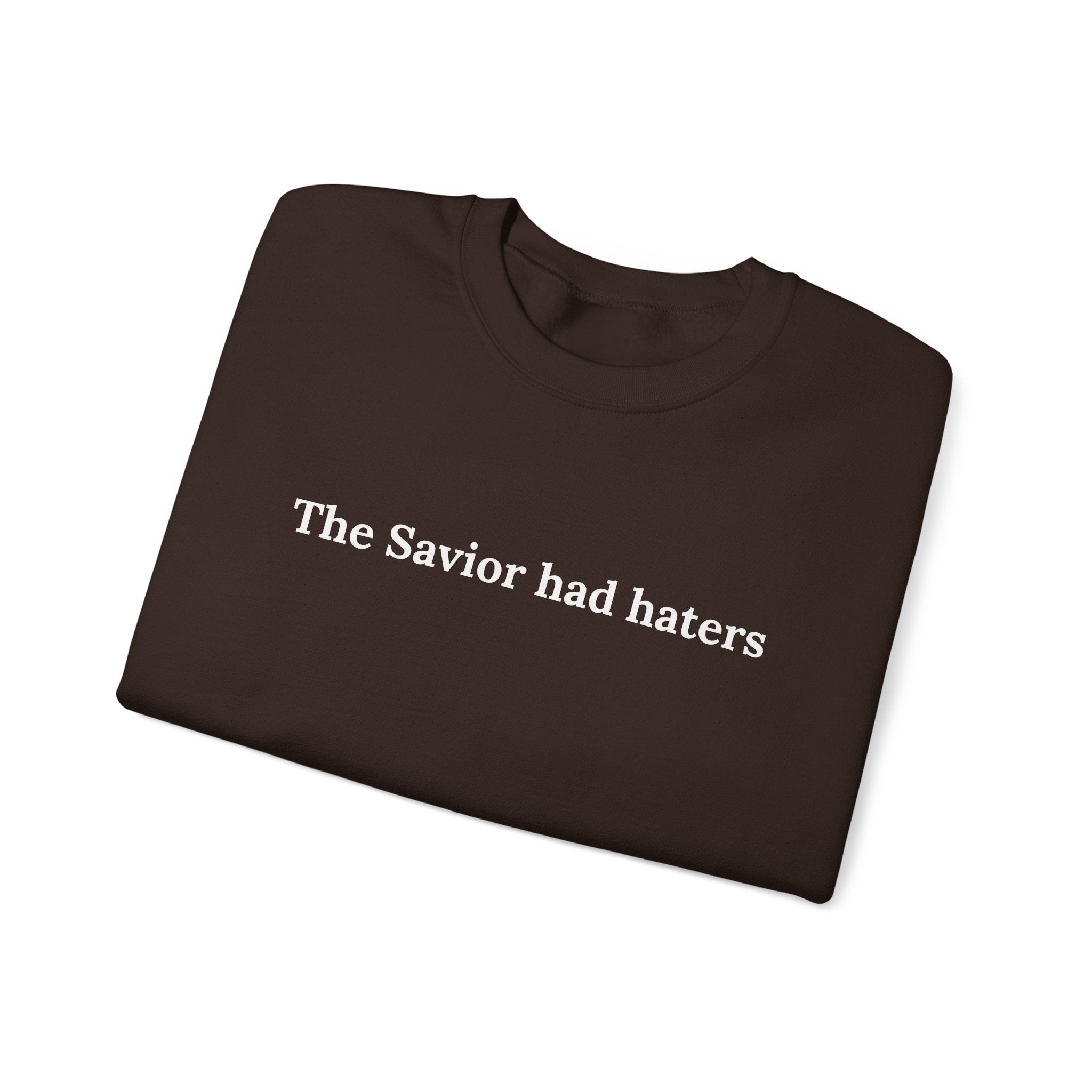 Christian Crewneck Sweatshirt "My Savior is Brown" –  Pullover