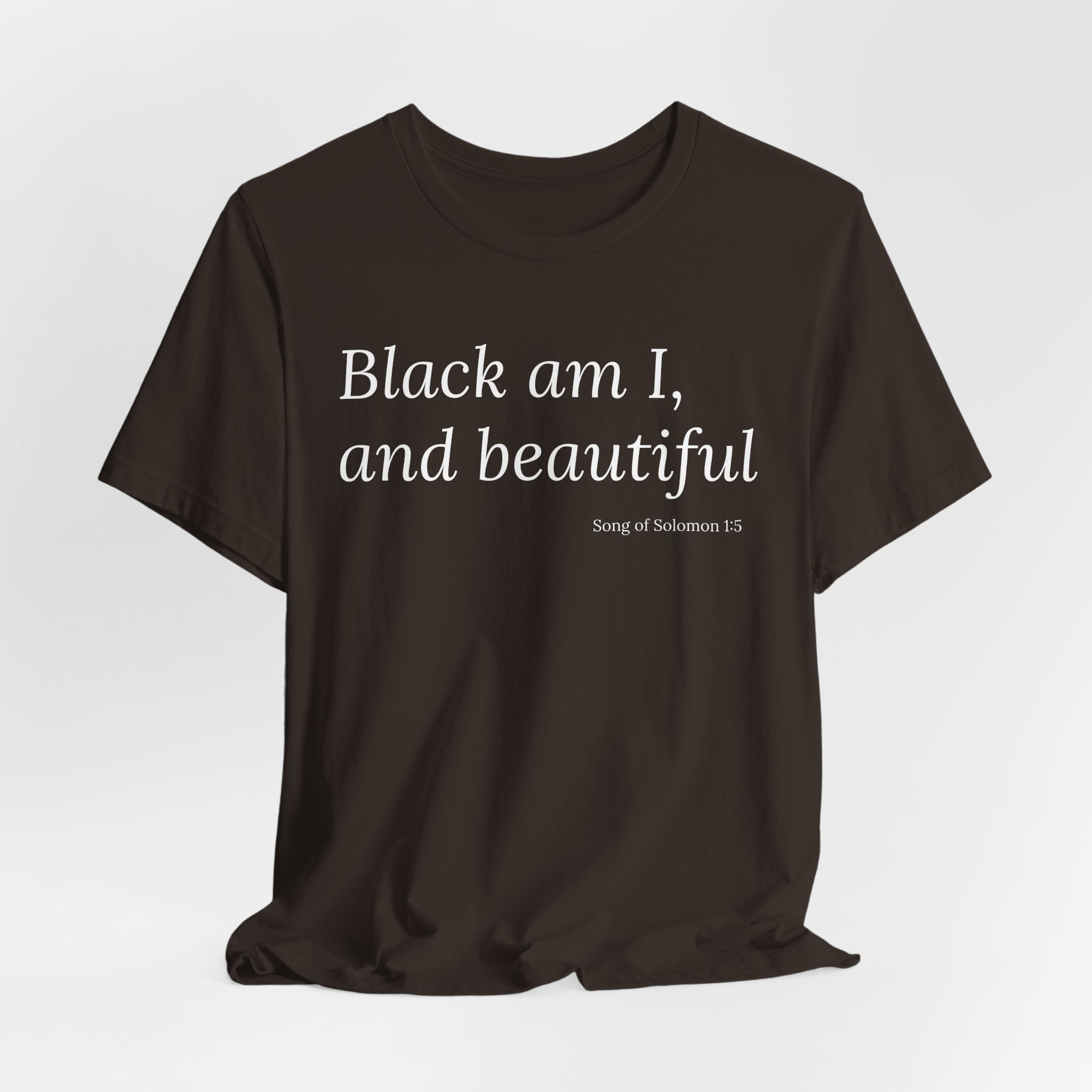 Black am I, and Beautiful Tee | Song of Solomon 1:5
