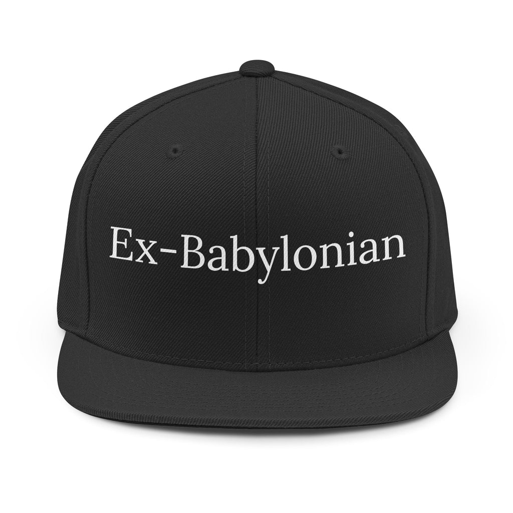 Casquette de baseball brodée de style vintage « Ex-Babylonian Snapback »