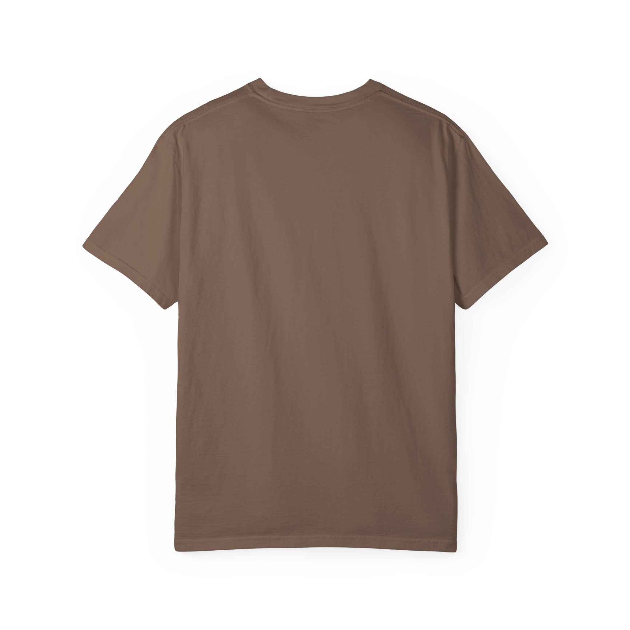 My Savior Is — Espresso Brown Garment-Dyed Christian T-Shirt