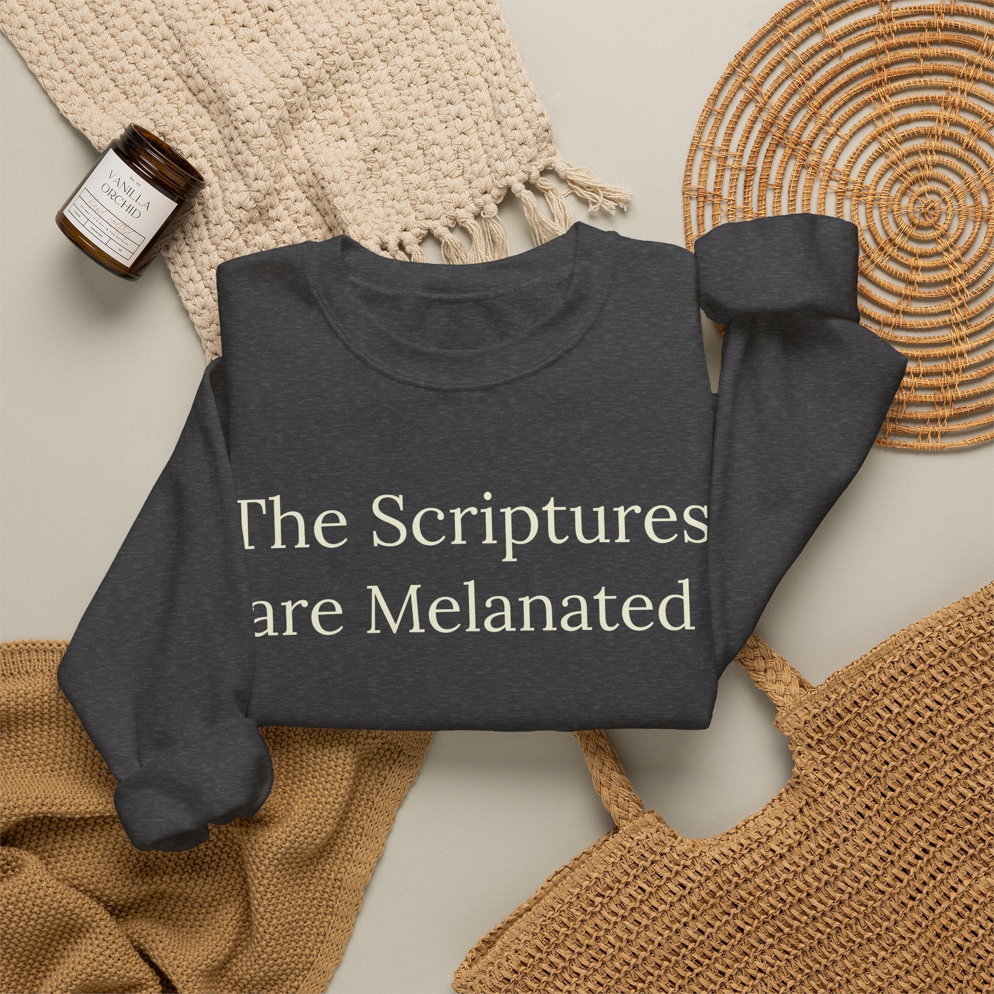 "The Scriptures Are Melanated" Christian Pullover