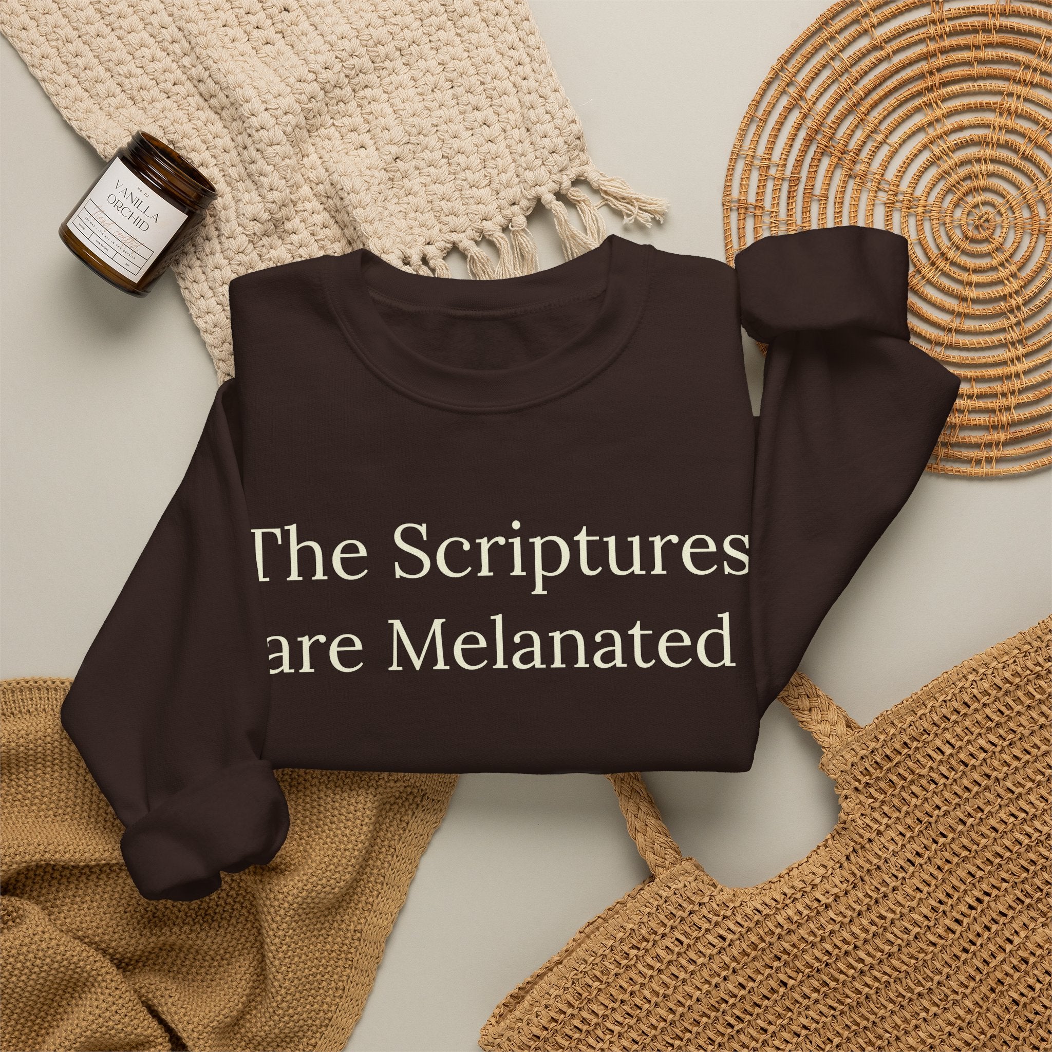 "The Scriptures Are Melanated" Christian Pullover