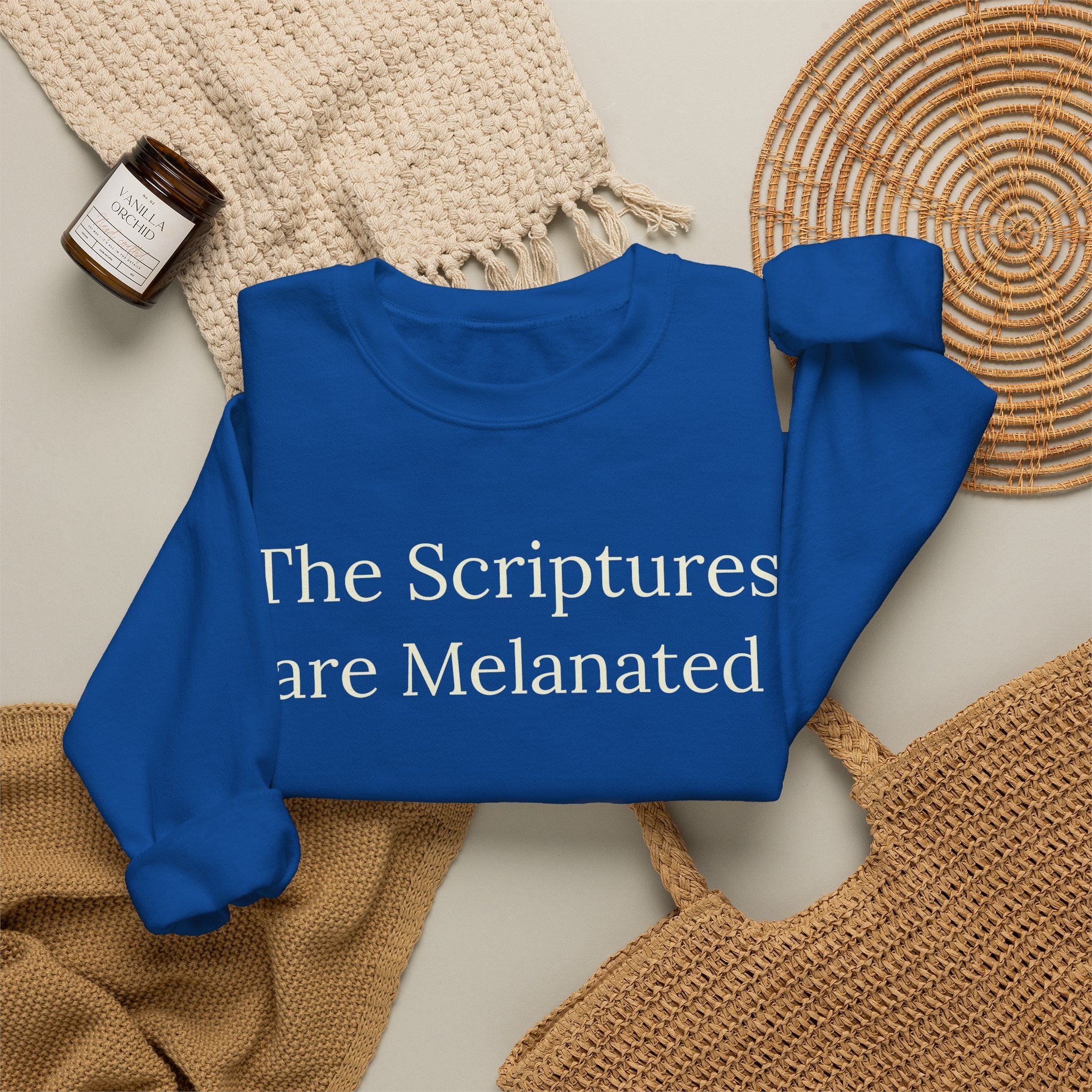 "The Scriptures Are Melanated" Christian Pullover