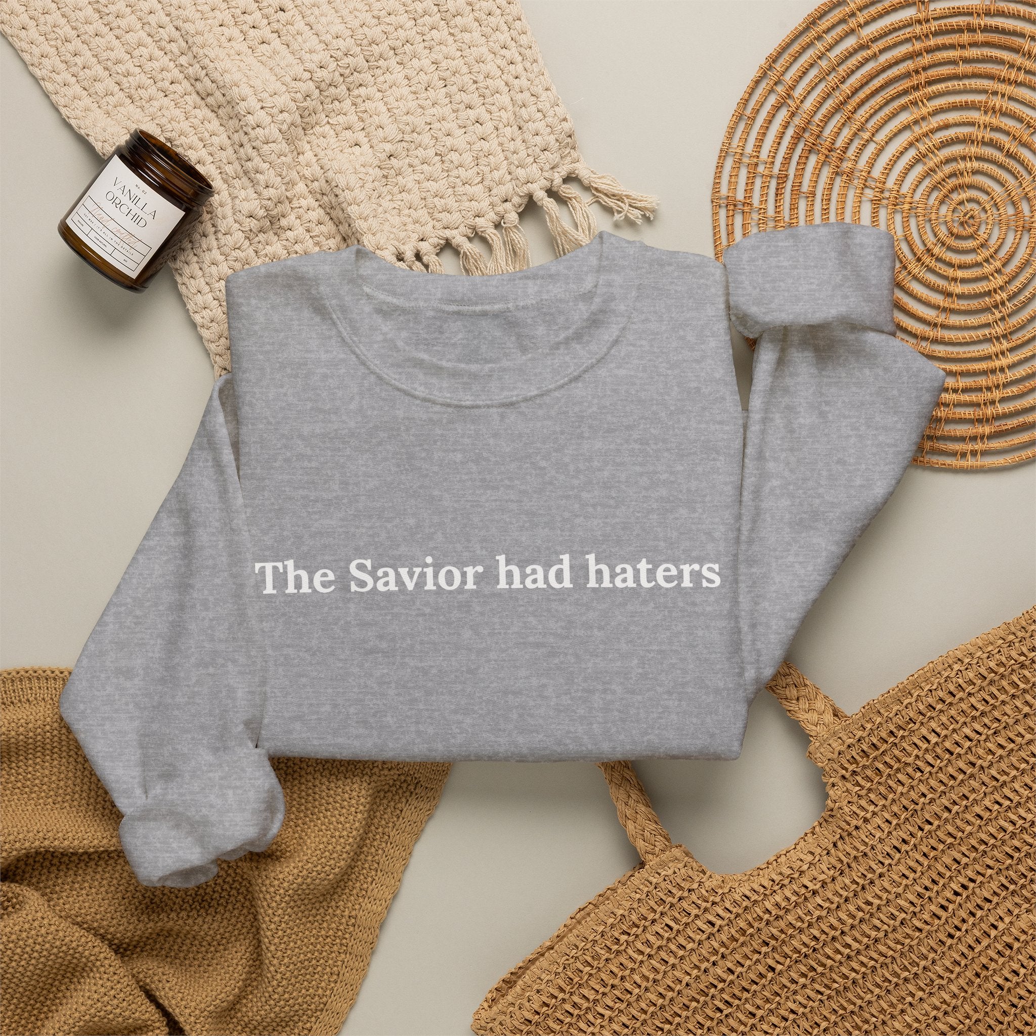 Christian Crewneck Sweatshirt "My Savior is Brown" –  Pullover
